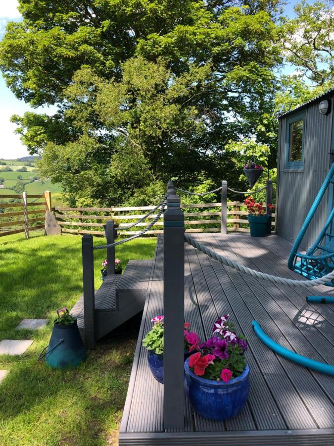 The Peacock Shepherds Hut At Hafoty Boeth Corwen Exterior foto